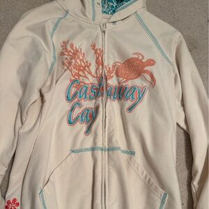 Disney Cream and Blue Hoodie